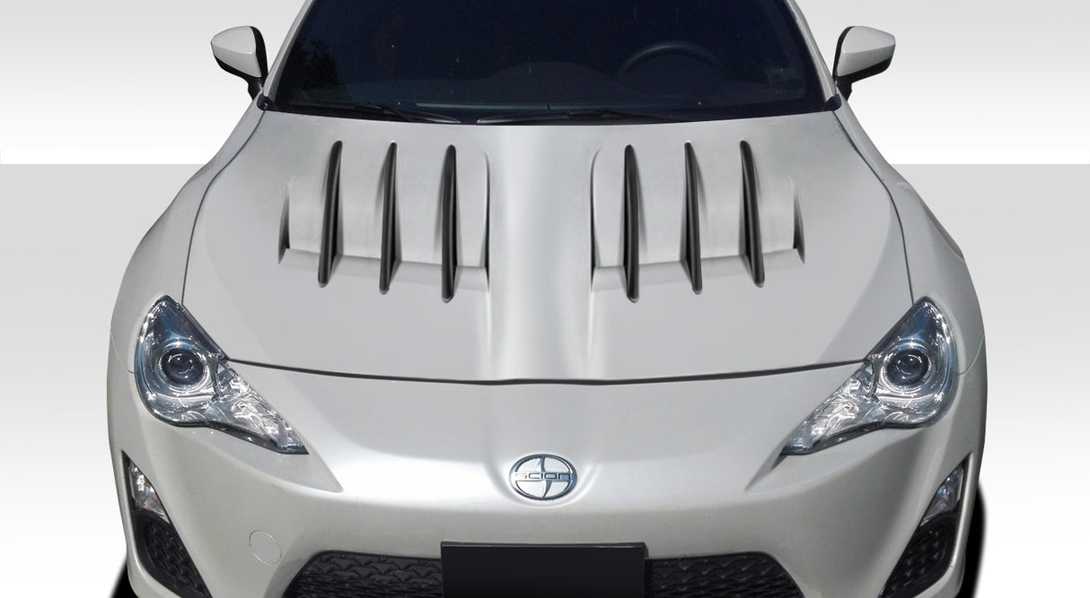 2013-2020 Toyota 86 W-1 Style Hood - 1 Piece - FRP