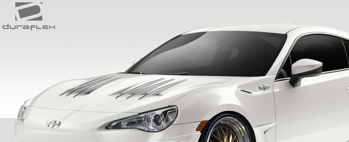 2013-2020 Toyota 86 W-1 Style Hood - 1 Piece - FRP