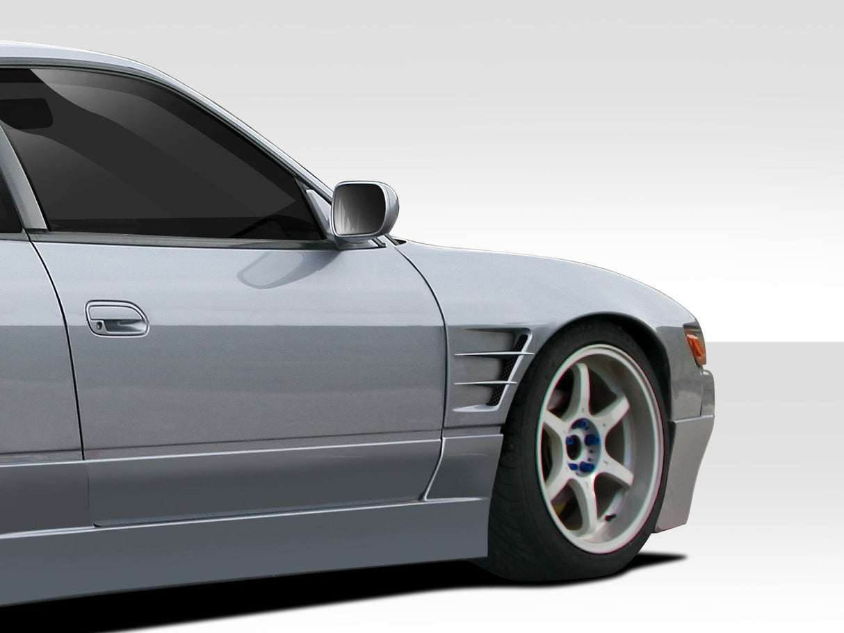 1989-1994 Nissan Silvia S13 G-PR Style Front Fenders (+30mm) - FRP