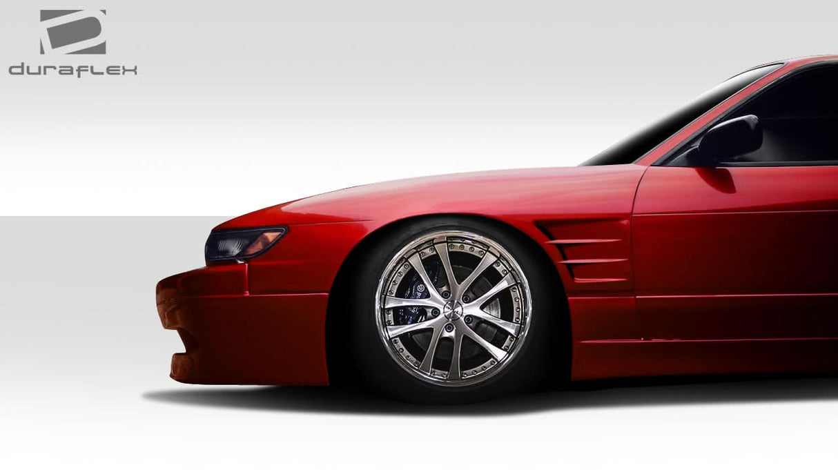 1989-1994 Nissan Silvia S13 G-PR Style Front Fenders (+30mm) - FRP