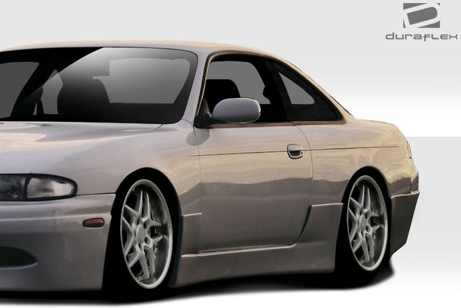 1995-1998 Nissan 240SX Supercool Style Side Skirt Rocker Panels - FRP