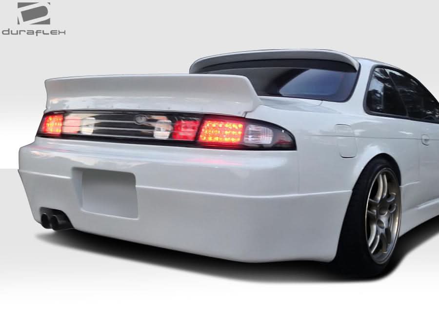 1995-1998 Nissan 240SX S14 Supercool Style Rear Bumper Cover - FRP
