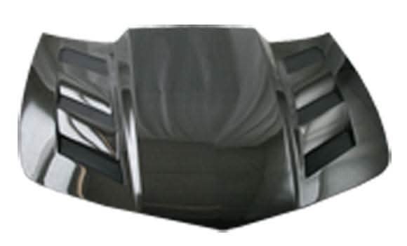 2010-2015 Chevrolet Camaro 2 doors AMS Style Carbon Fiber Black Hood