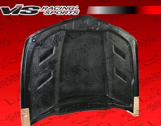 2010-2015 Chevrolet Camaro 2 doors AMS Style Carbon Fiber Black Hood