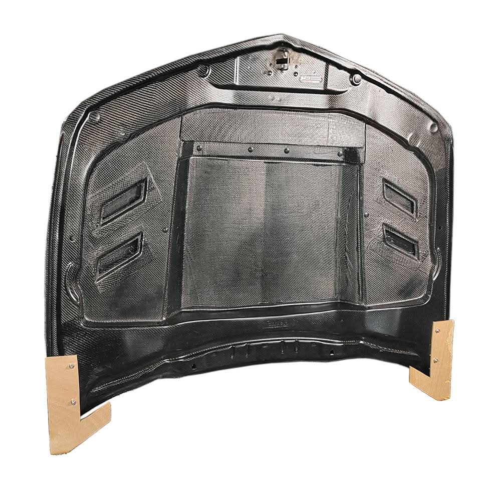 2010-2015 Chevrolet Camaro 2 doors TERMINATOR Style Double Sided Carbon Fiber Carbon Fiber Black Hood