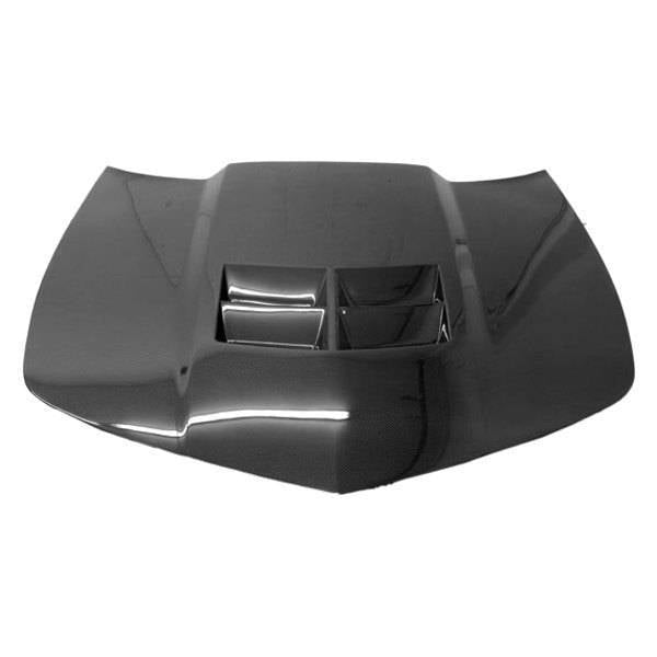 2010-2015 Chevrolet Camaro 2 doors ZL1 Style Style Carbon Fiber Black Hood