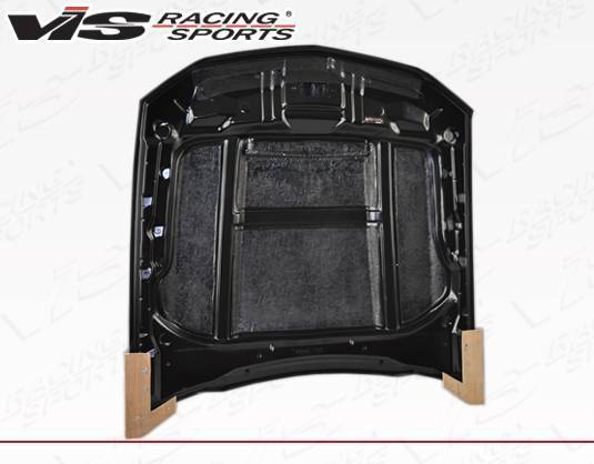 2010-2012 Ford Mustang 2 doors STALKER Style Carbon Fiber Black Hood