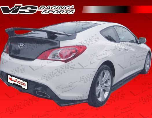2010-2014 Hyundai Genesis 2 doors OEM Style Carbon Fiber Black Trunk