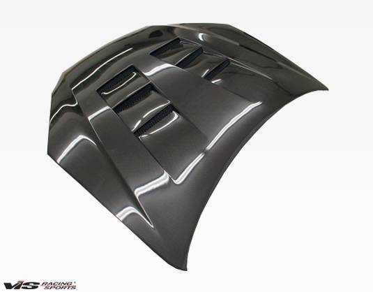 2009-2012 Hyundai Genesis 2 doors TERMINATOR Style Carbon Fiber Black Hood