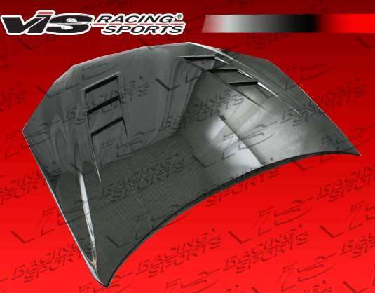2009-2012 Hyundai Genesis 2 doors TERMINATOR GT Style Carbon Fiber Black Hood