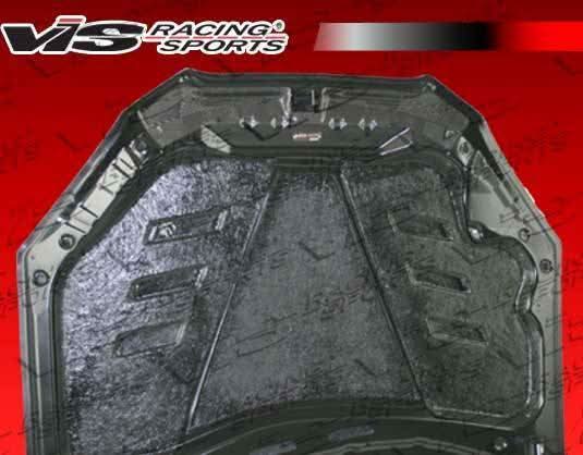 2009-2012 Hyundai Genesis 2 doors TERMINATOR GT Style Carbon Fiber Black Hood