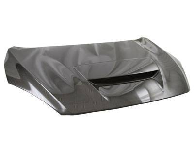 2010-2013 Mazda 3 Hatchback M Speed Style Carbon Fiber Black Hood