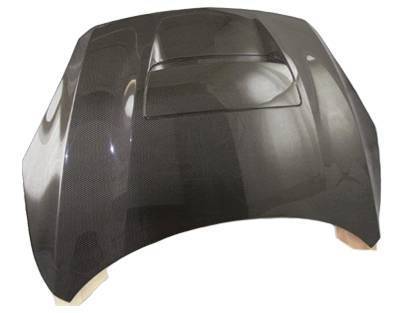 2010-2013 Mazda 3 Hatchback M Speed Style Carbon Fiber Black Hood