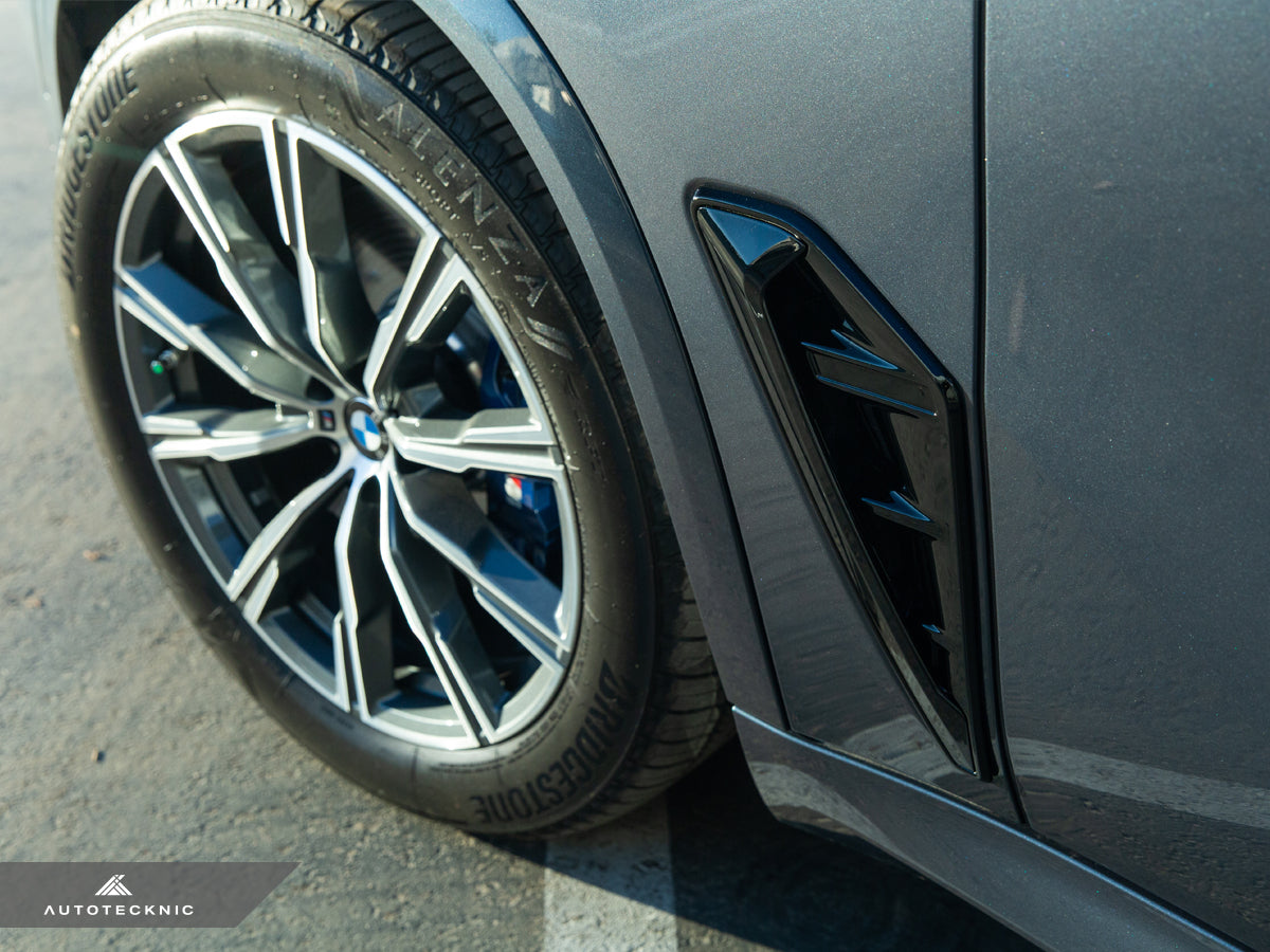 AutoTecknic Gloss Black Fender Trim Set - F95 X5M | G05 X5