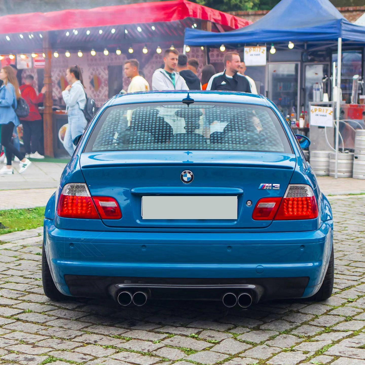 BMW 3 Series E46 M3 Coupe CL Style Carbon Fiber Rear Diffuser (2001 - 2006) - K2 Industries