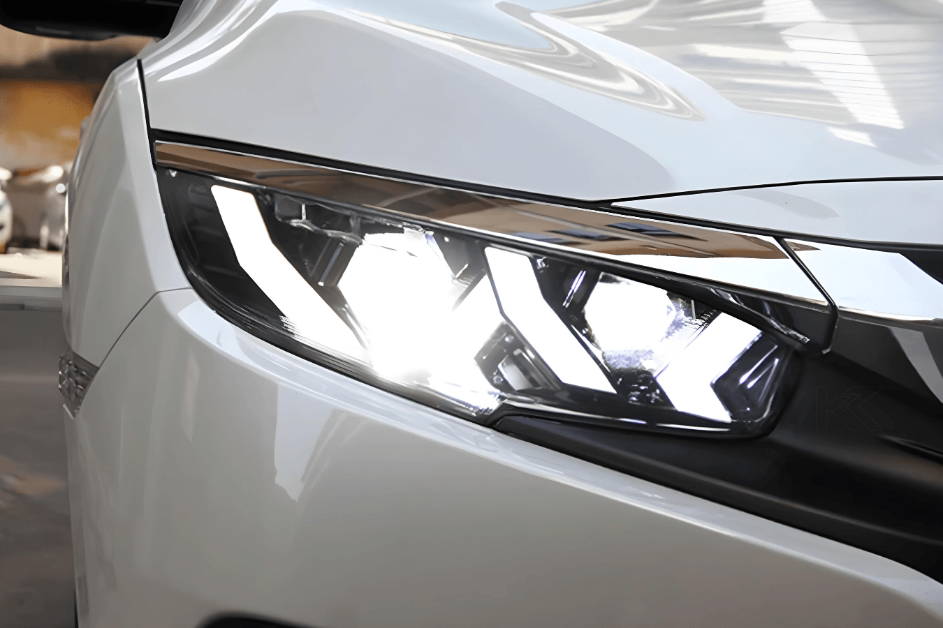 Honda Civic X Lambo Style LED Headlights (2017 - 2020) - K2 Industries