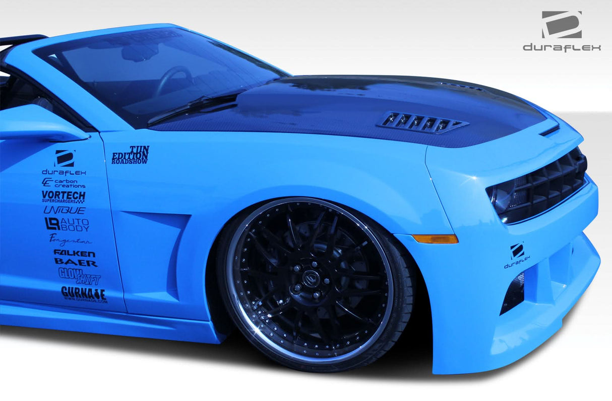 2010-2015 Chevrolet Camaro Tjin Edition Style Fenders - 2 Piece - FRP