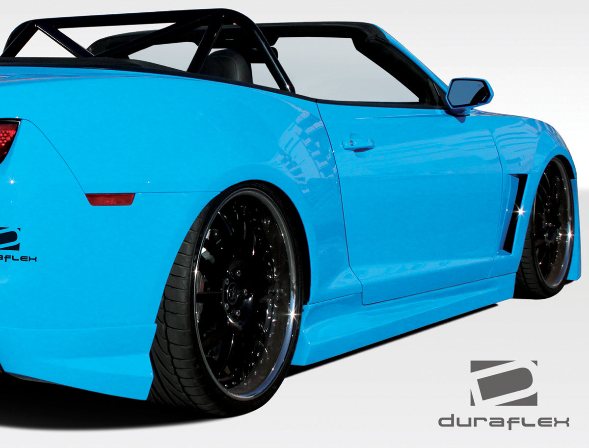 2010-2015 Chevrolet Camaro Tjin Edition Style Side Skirts - 2 Piece - FRP