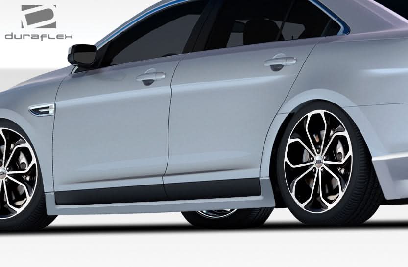 2010-2019 Ford Taurus Racer Style Side Skirts Rocker Panels - FRP