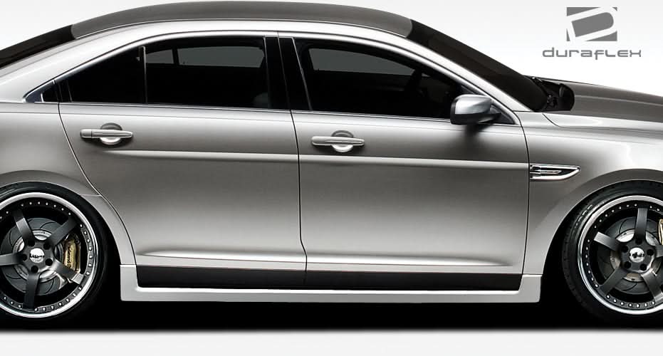 2010-2019 Ford Taurus Racer Style Side Skirts Rocker Panels - FRP