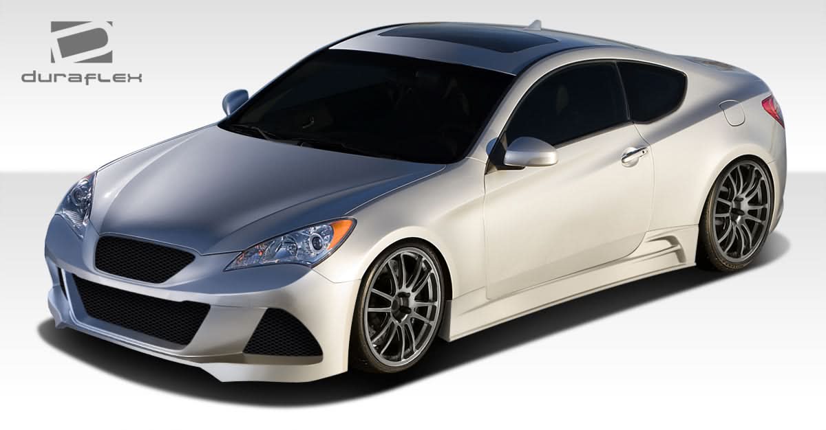 2010-2012 Hyundai Genesis Coupe J-Spec Style Front Bumper Cover - FRP