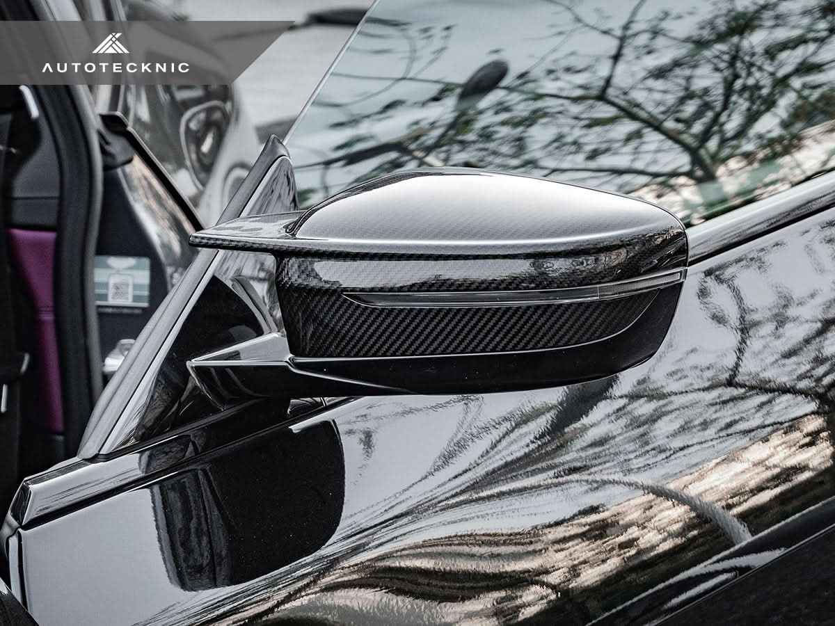 AutoTecknic G8X Style M-Inspired Version II Dry Carbon Mirror Covers - BMW G30 5-Series