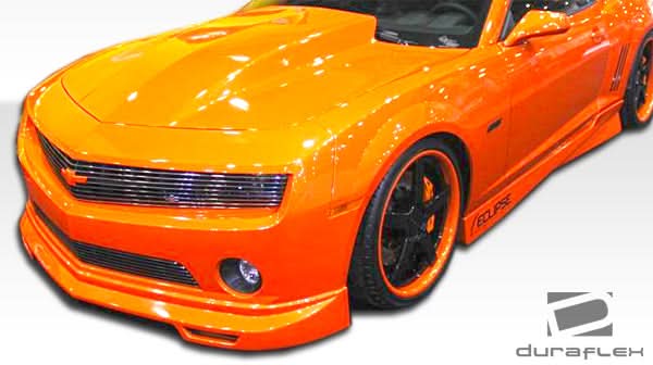2010-2013 Chevrolet Camaro V6 Racer Style Front Lip Under Spoiler - FRP