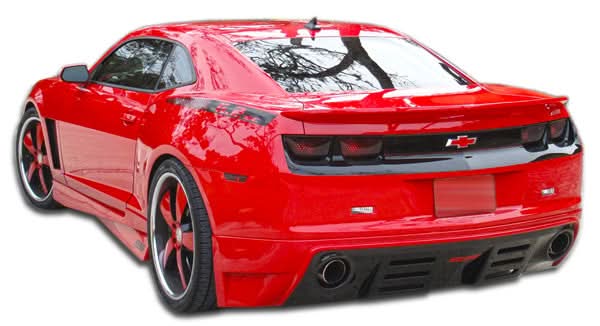 2010-2013 Chevrolet Camaro Racer Style Rear Lip Under Spoiler - FRP