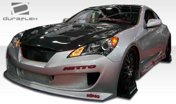 2010-2012 Hyundai Genesis Coupe MS-R Style Body Kit 4 Piece - FRP