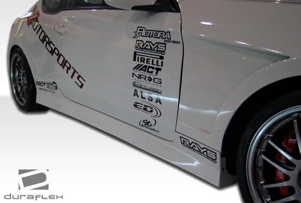 2010-2012 Hyundai Genesis Coupe MS-R Style Body Kit 4 Piece - FRP