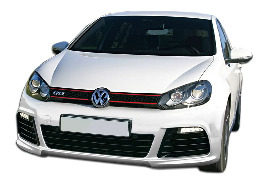 2010-2014 Volkswagen Golf GTI Jetta Sportwagen R Look Front Bumper Cover - FRP
