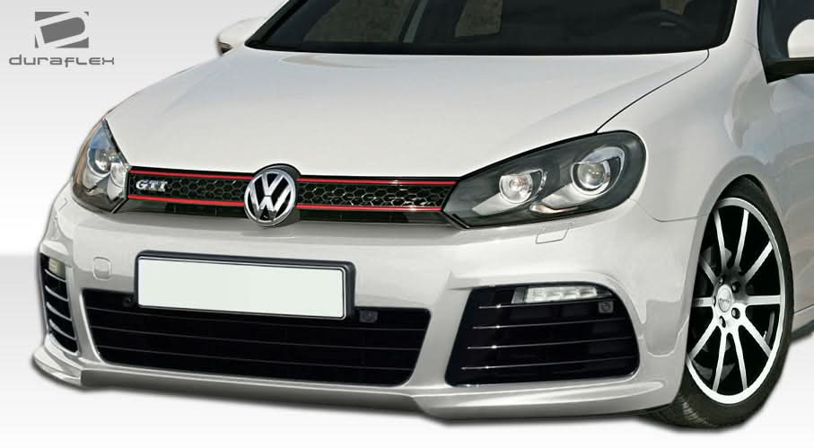 2010-2014 Volkswagen Golf GTI Jetta Sportwagen R Look Front Bumper Cover - FRP