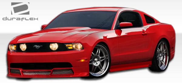 2005-2014 Ford Mustang Racer 3 Style Side Skirts Rocker Panels - FRP
