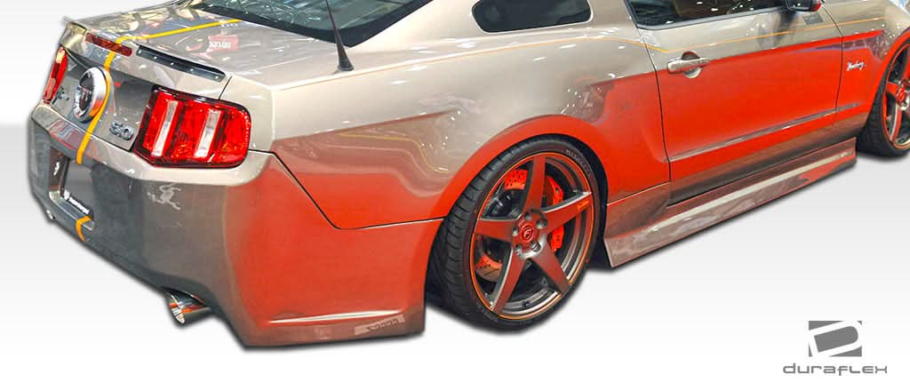 2005-2014 Ford Mustang Tjin Style Side Skirts Rocker Panels - FRP