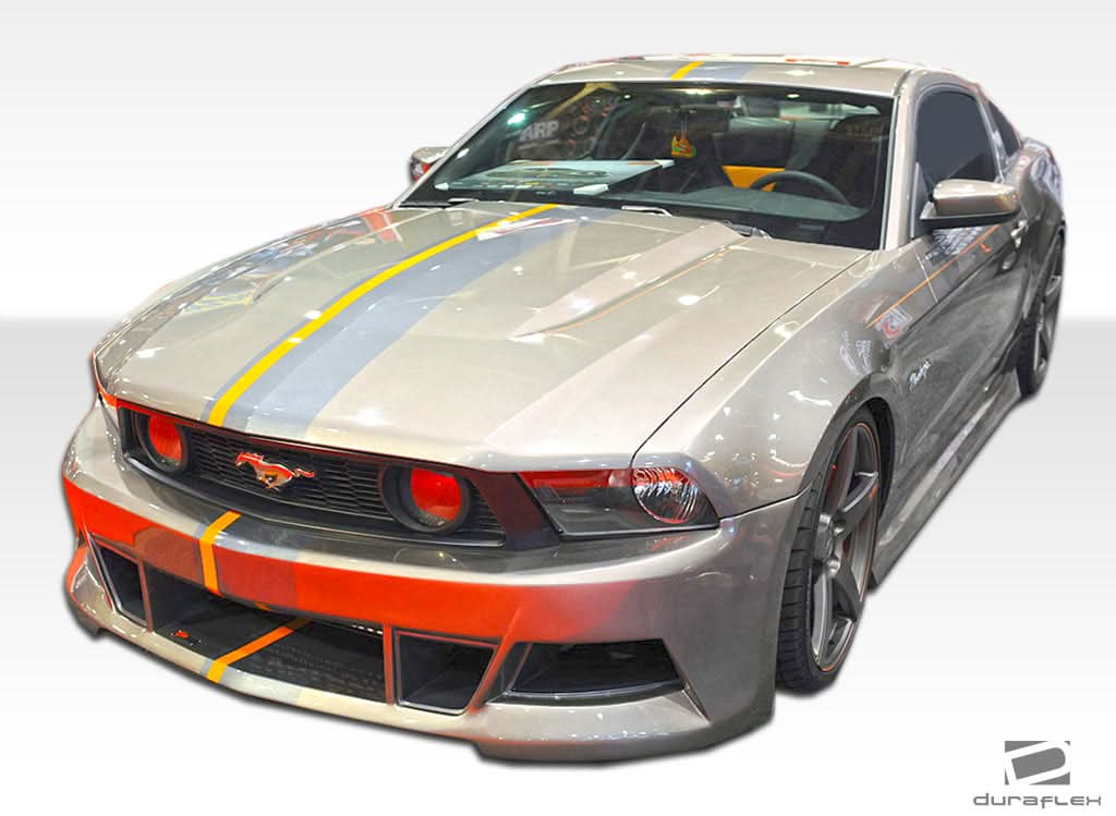 2005-2014 Ford Mustang Tjin Style Side Skirts Rocker Panels - FRP