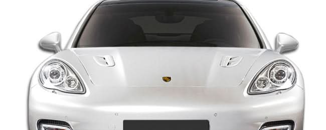 2010-2015 Porsche Panamera Eros Version 1 Style Hood Scoops - FRP