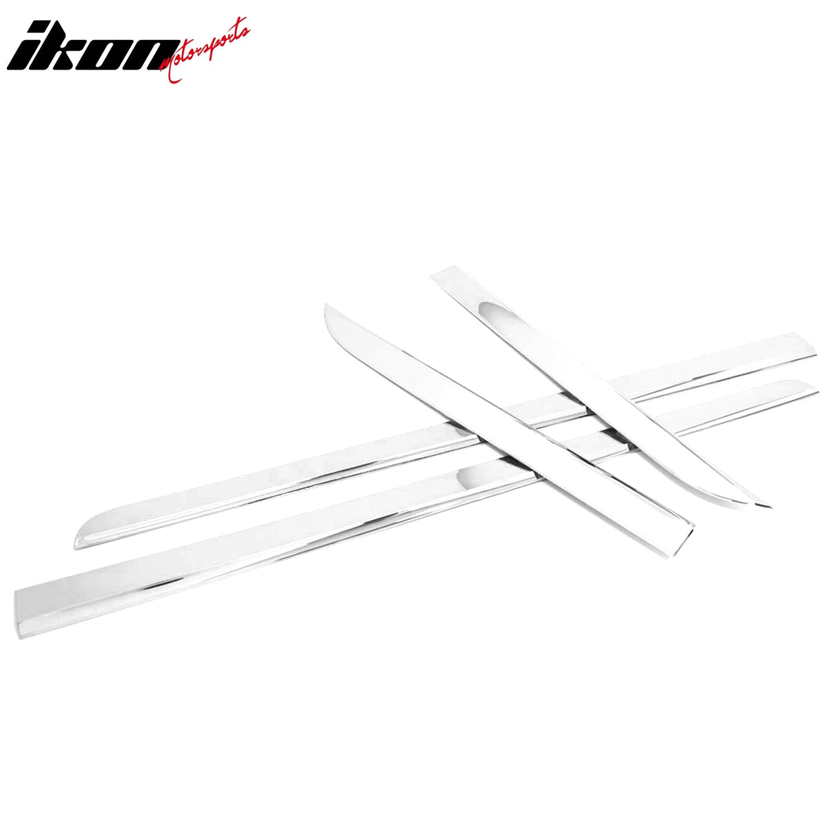 2011-2014 Hyundai Sonata Chrome 4PCS LH RH Lower Door Molding Trim ABS