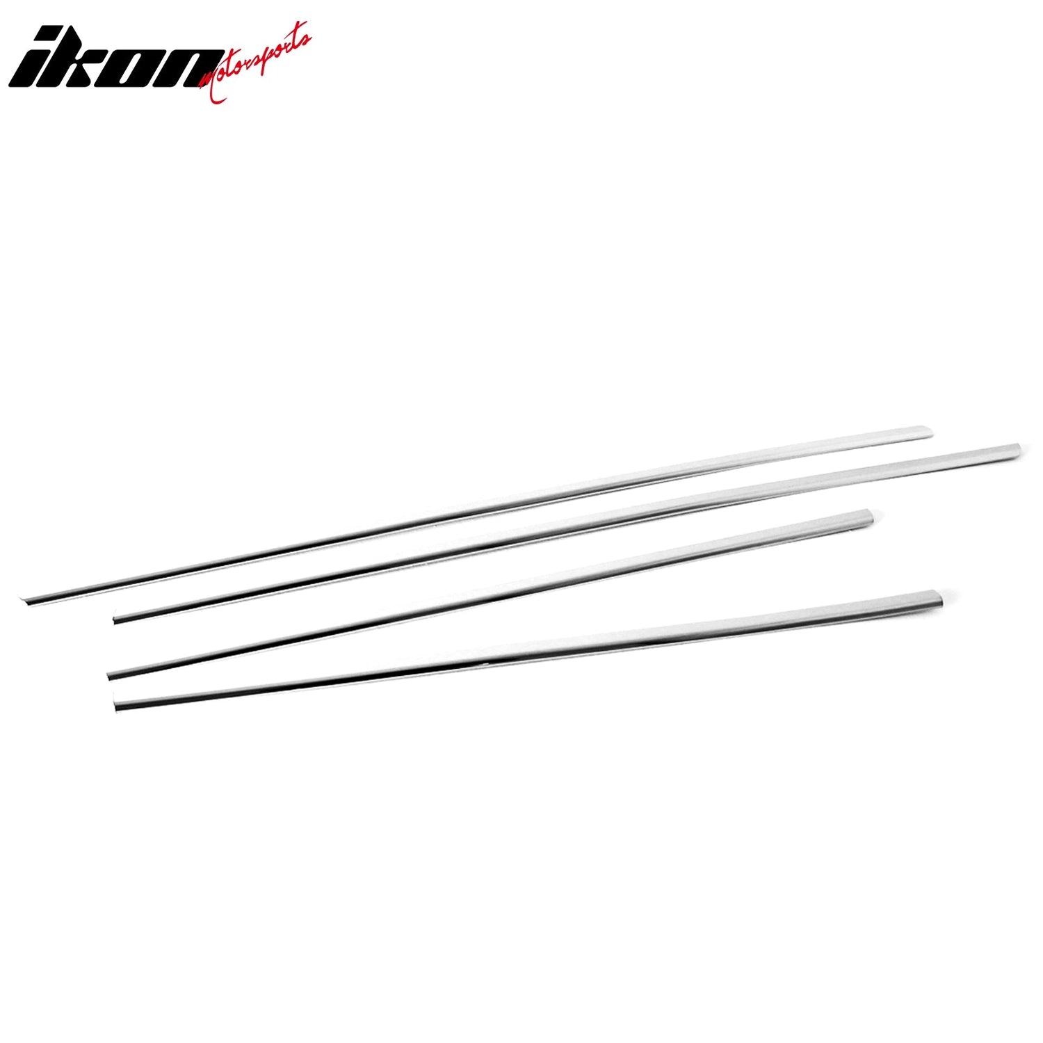 2013 Chevrolet Spark Chrome 4PC Window Molding Trim Sill Seal Belt ABS