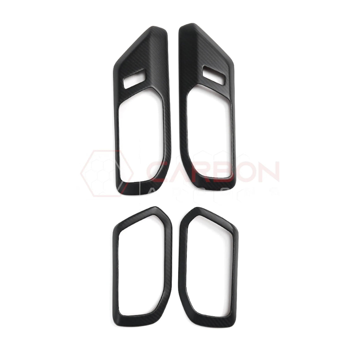2021+ Bronco Real Carbon Fiber Interior Door Handle Trim Covers