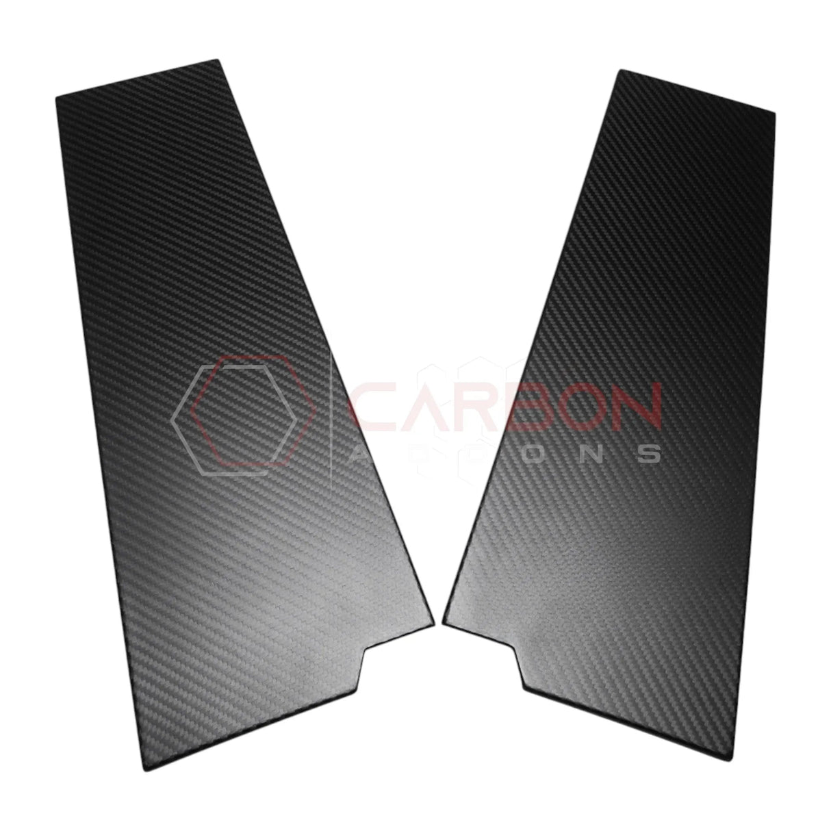 2021+ Bronco Real Carbon Fiber B-Pillar Trim Covers