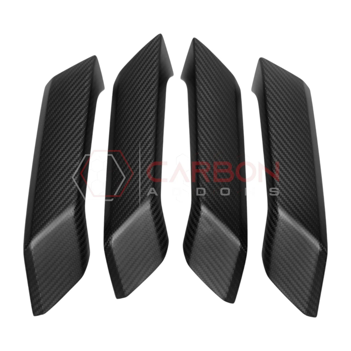 2021+ Bronco Real Carbon Fiber Interior Lower Door Handle Trim Covers