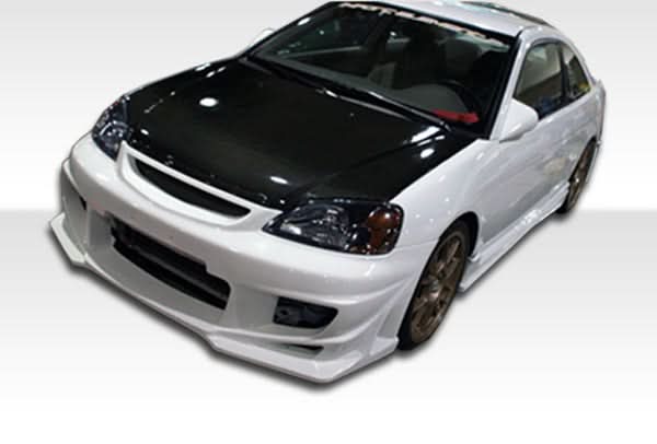 2001-2003 Honda Civic Bomber Style Body Kit - 4 Piece - FRP