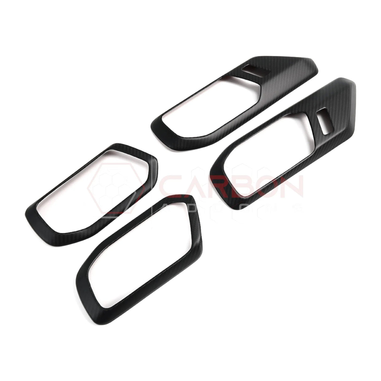 2021+ Bronco Real Carbon Fiber Interior Door Handle Trim Covers