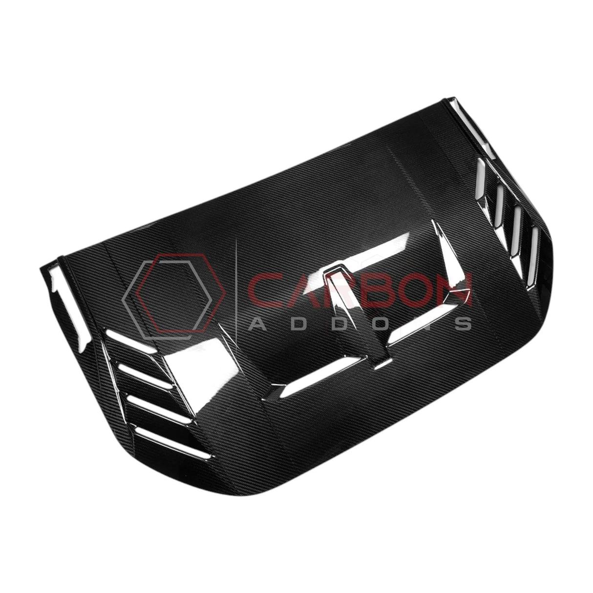 2021+ Bronco Raptor Real Carbon Fiber Hood Vent Trim Cover