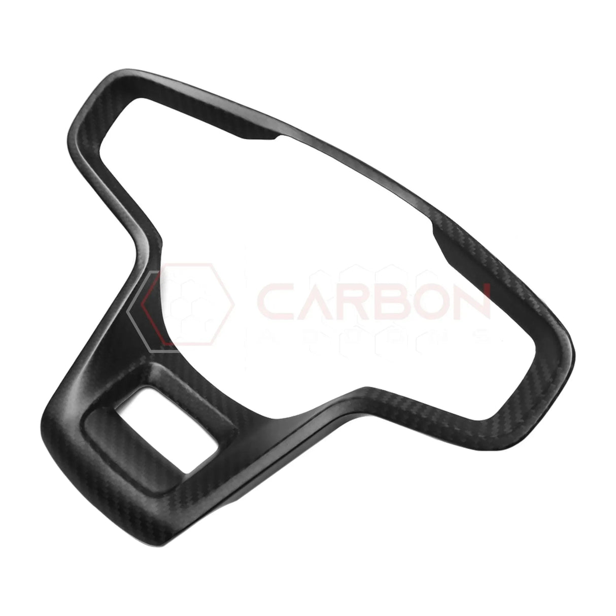 Real Carbon Fiber Steering Wheel Button Trim Cover For 2021+ Bronco