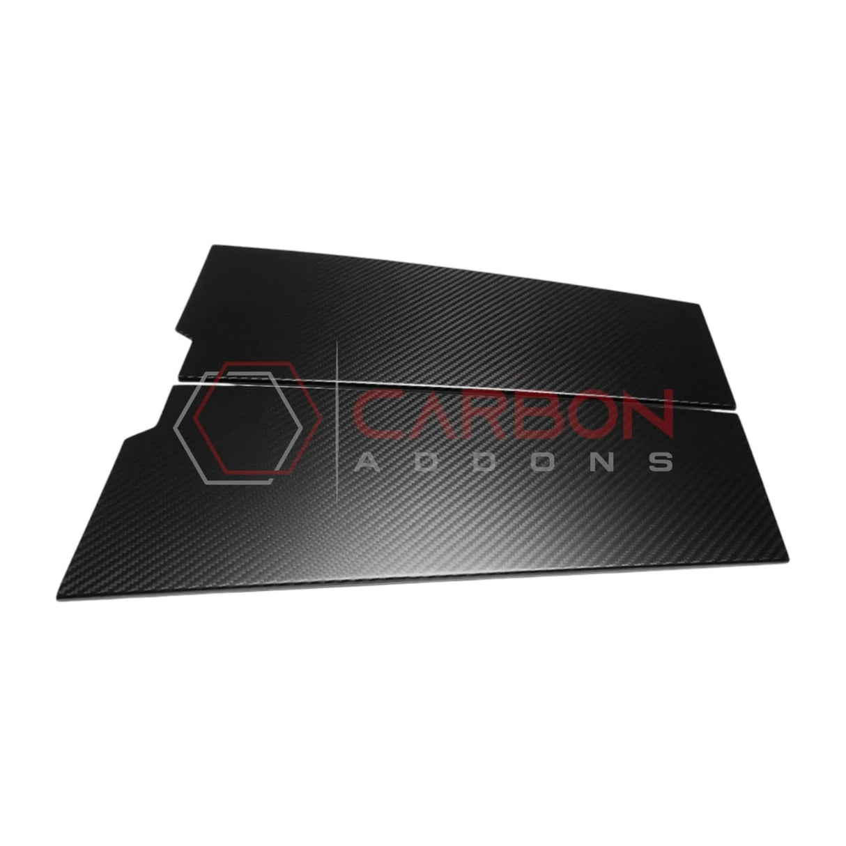 2021+ Ford Bronco 4-Door Real Dry Carbon Fiber B-Pillar Trim Covers (Glossy or Matte)