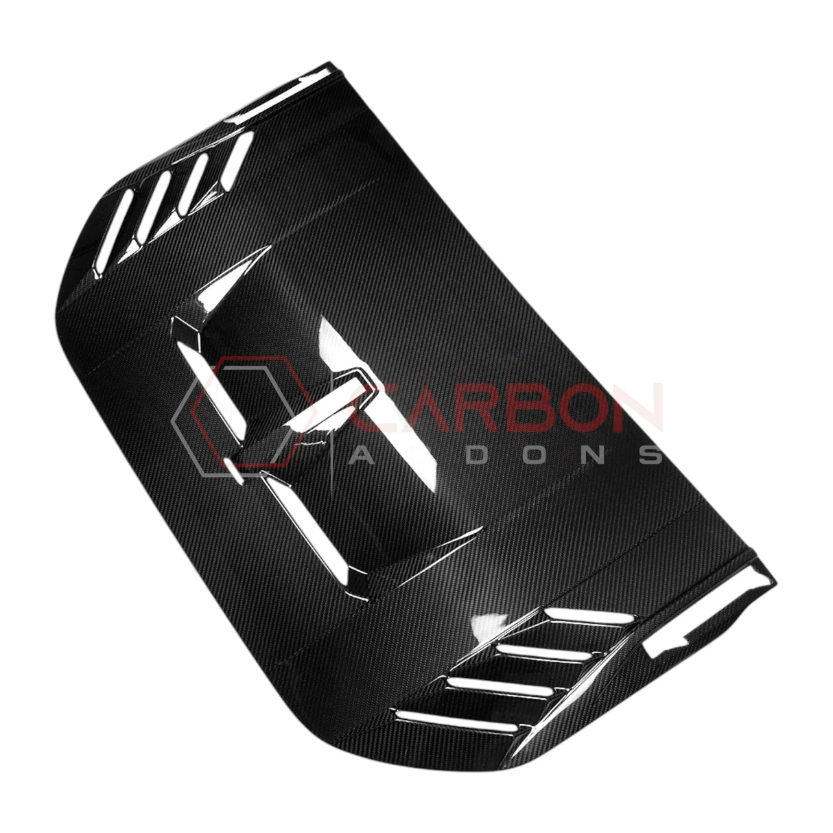 2021+ Bronco Raptor Real Carbon Fiber Hood Vent Trim Cover