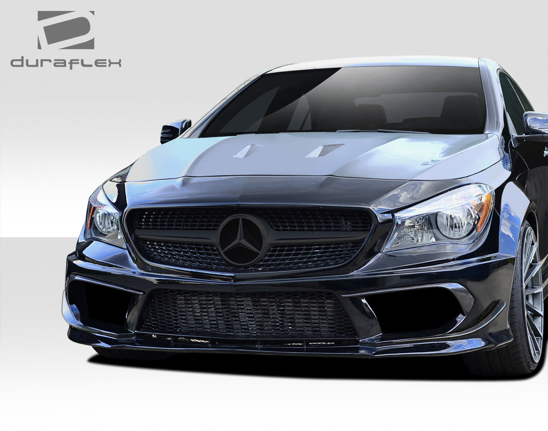 2014-2015 Mercedes CLA Class Black Series Look Wide Body Front Bumper Cover - 7 Piece - FRP
