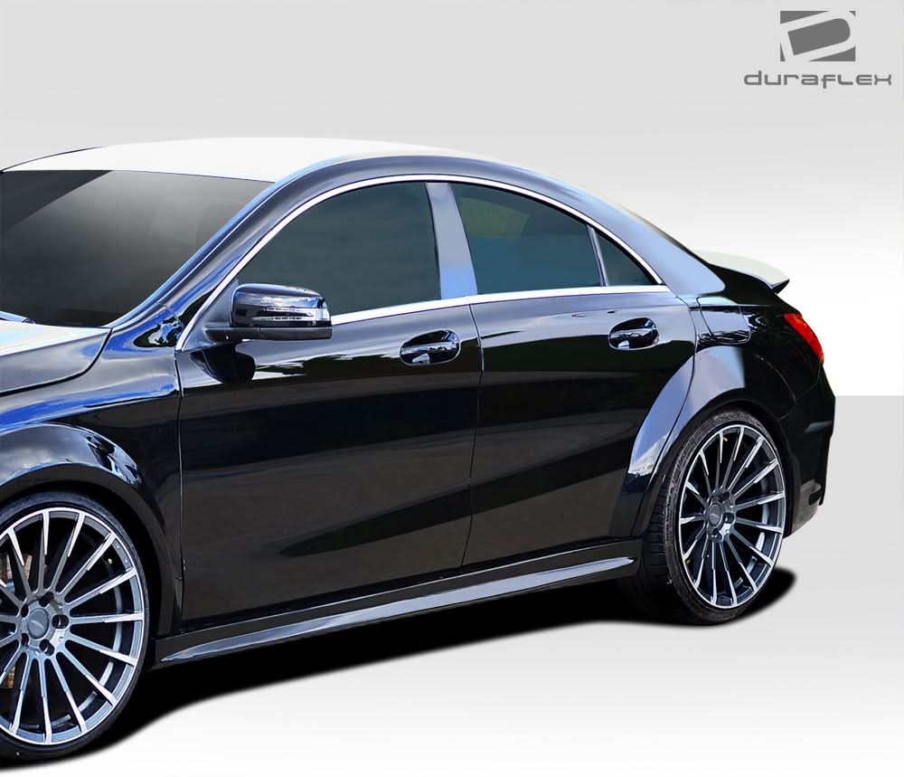 2014-2015 Mercedes CLA Class Black Series Look Side Skirts - FRP