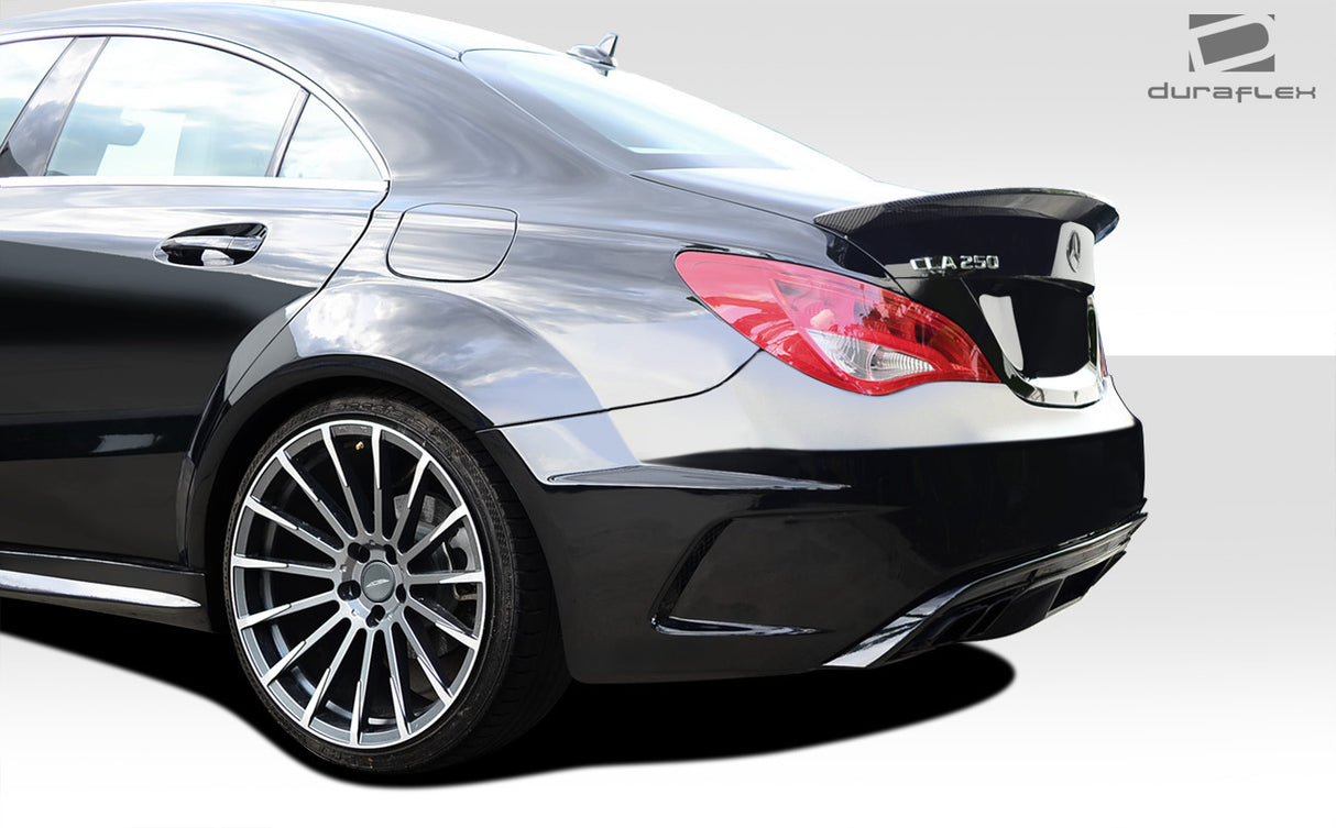 2014-2015 Mercedes CLA Class Duraflex Black Series Look Wide Body Rear Bumper Cover - 1 Piece